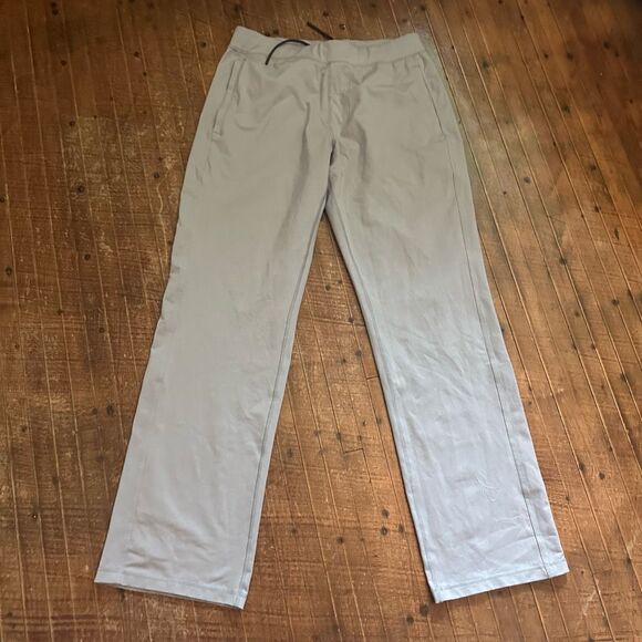 Lululemon L gray pull on athletic loungewear sweatpants - Picture 1 of 5